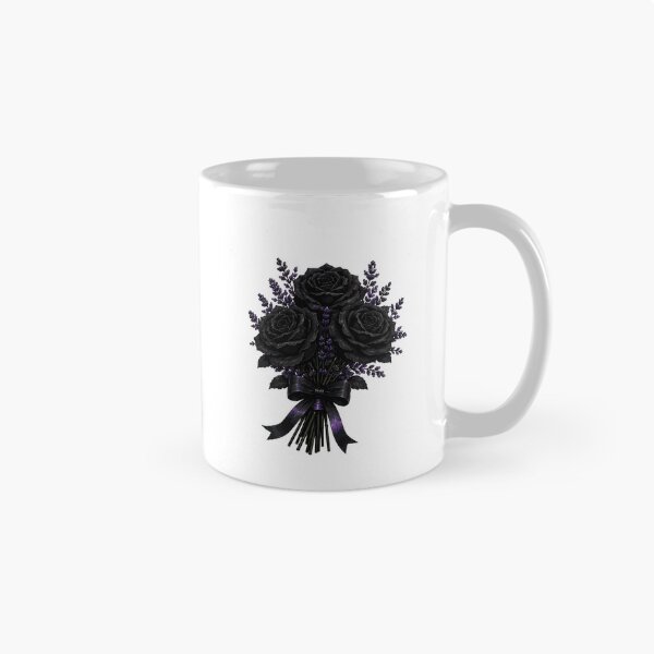 Item preview, Midnight Rose Bouquet | Gothic Black Roses with Lavender Floral Aesthetic  designed and sold by RidaSalArt.