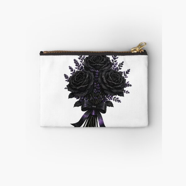 Item preview, Midnight Rose Bouquet | Gothic Black Roses with Lavender Floral Aesthetic  designed and sold by RidaSalArt.