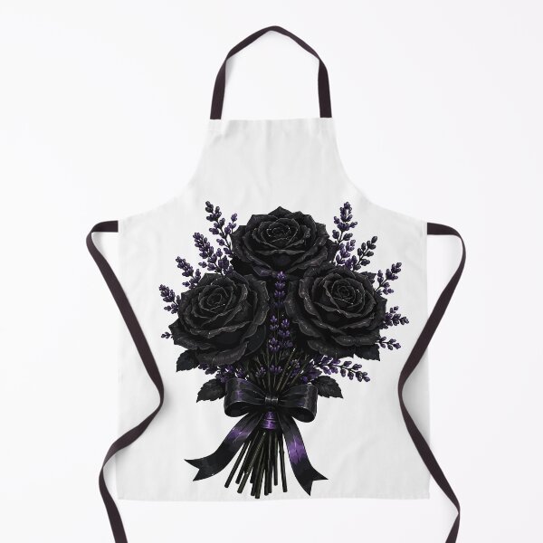 Item preview, Midnight Rose Bouquet | Gothic Black Roses with Lavender Floral Aesthetic designed and sold by RidaSalArt.