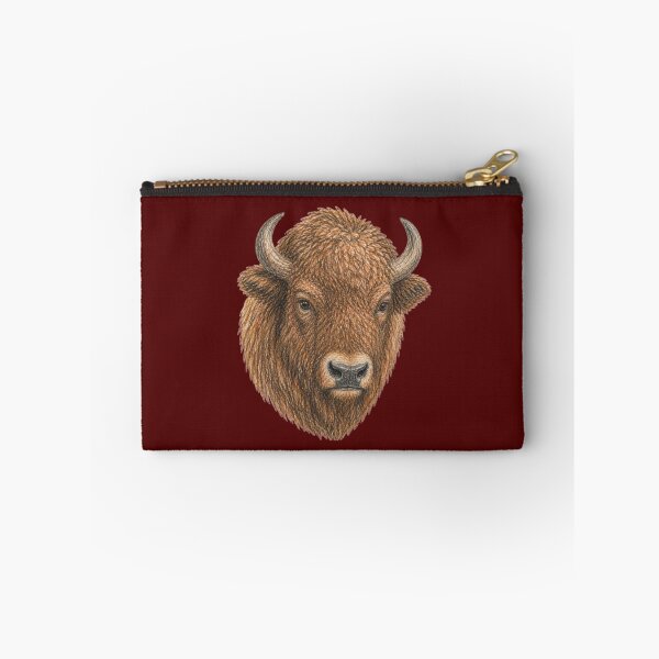 Item preview, Head of a żubr in pencil – European bison designed and sold by JOANNASKAH.