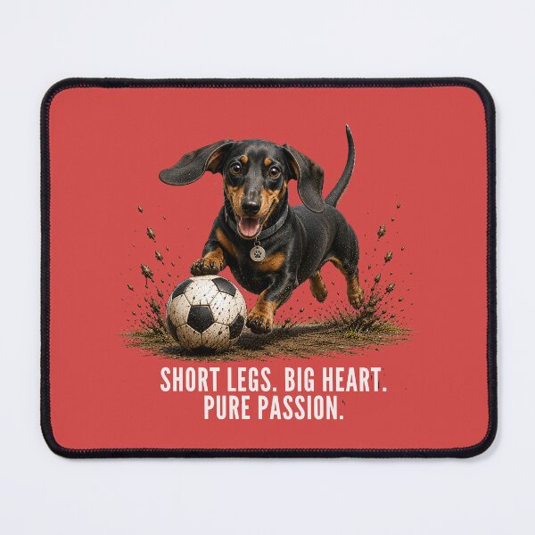 Item preview, Dachshund soccer player – Soccer Dog Illustration designed and sold by PAPIRO SIGLO XXI.