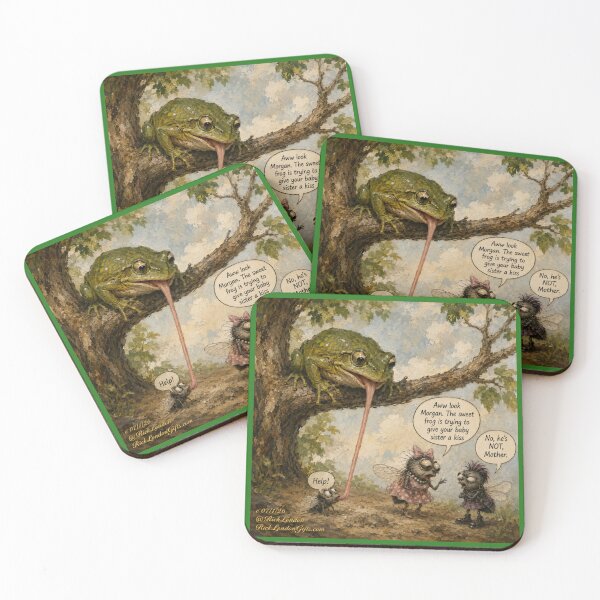 Item preview, The Sweet Frog Kiss Misunderstanding – Morgan’s Porchside Drama designed and sold by Rick London Gifts.