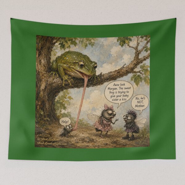 Item preview, The Sweet Frog Kiss Misunderstanding – Morgan’s Porchside Drama designed and sold by Rick London Gifts.