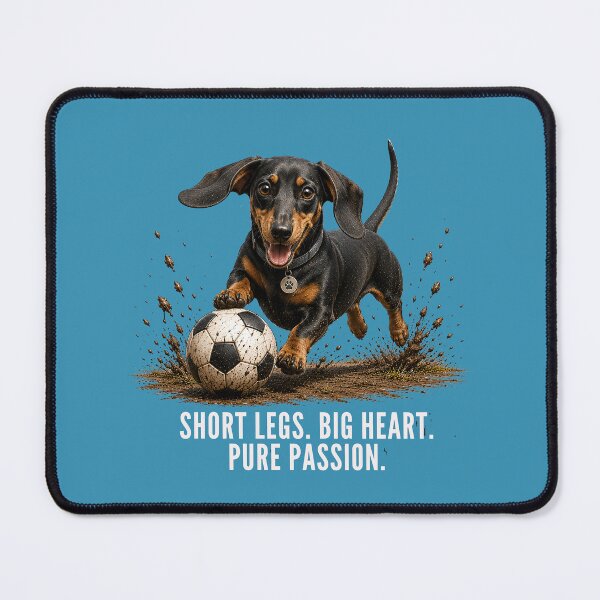 Item preview, Dachshund soccer player – Soccer Dog Illustration designed and sold by PAPIRO SIGLO XXI.