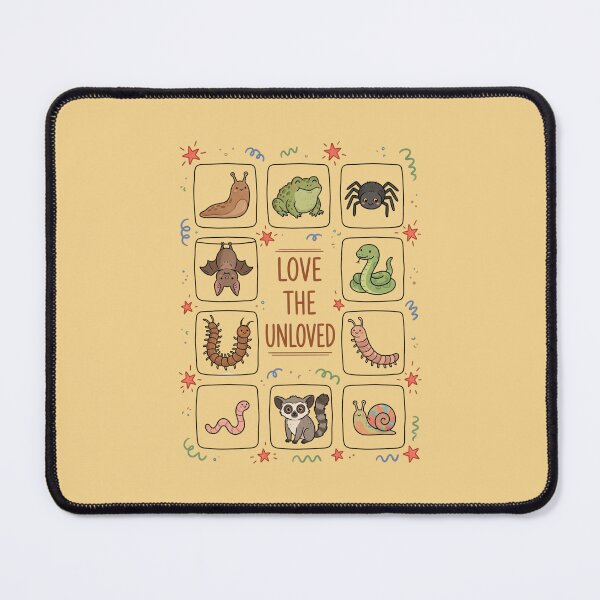 Item preview, Love the Unloved Animals Cute Cartoon Creature Pattern designed and sold by HamadaArtivio1.