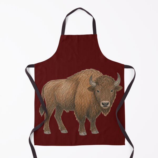 Item preview, European bison in pencil – Wild bison designed and sold by JOANNASKAH.