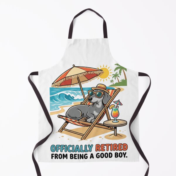 Item preview, Officially Retired Funny Dachshund Beach Vacation designed and sold by jgoteiner.