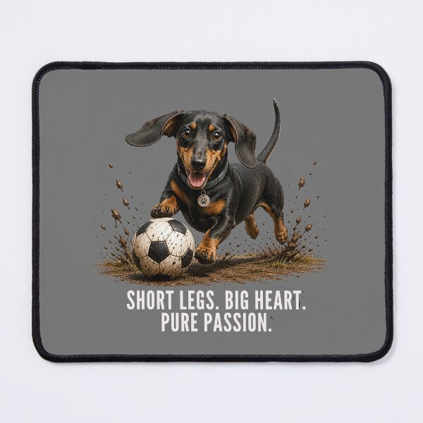 Item preview, Dachshund soccer player – Soccer Dog Illustration designed and sold by PAPIRO SIGLO XXI.