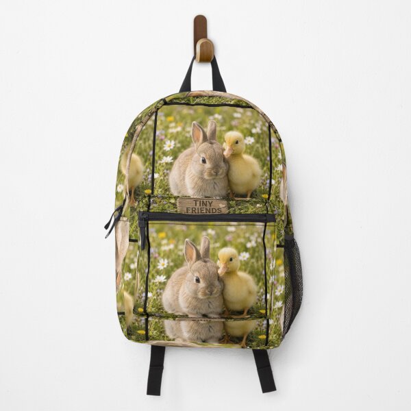 Item preview, Tiny Friends Bunny Duckling Cute Animals designed and sold by BagFactoryUK.