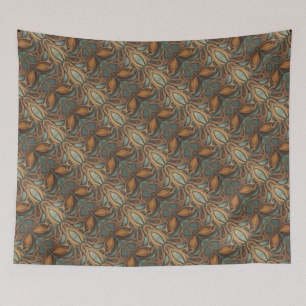 Item preview, Muted Honey Mint Pattern designed and sold by Shy Fractal Designs.