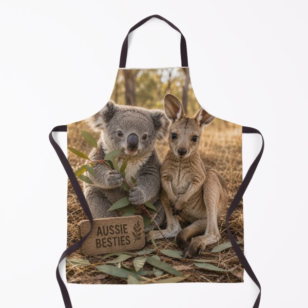 Item preview, Aussie Besties Koala Kangaroo Australian Animals designed and sold by BagFactoryUK.