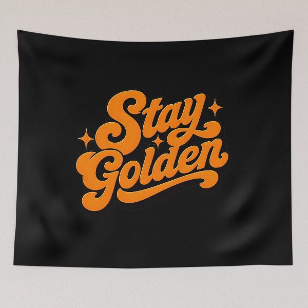 Item preview, Retro "Stay Golden" designed and sold by Creatby7030.