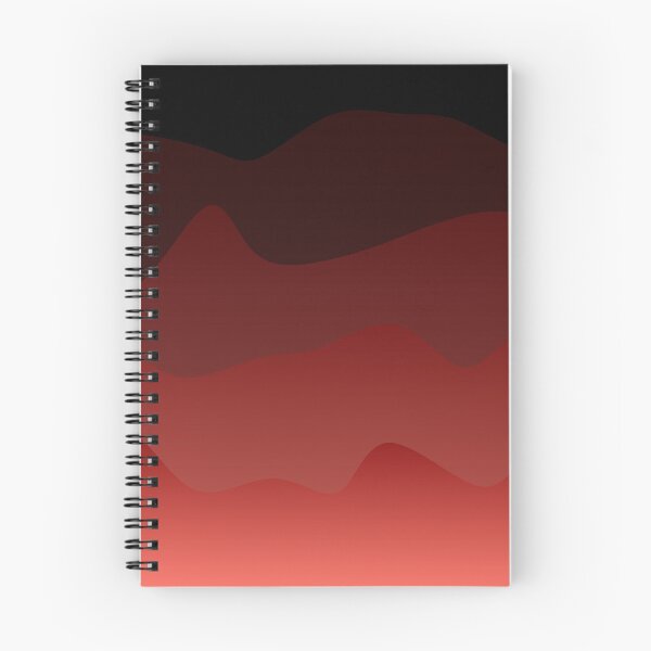 Item preview, Red Waves In Black Background designed and sold by TCG1999Studios.