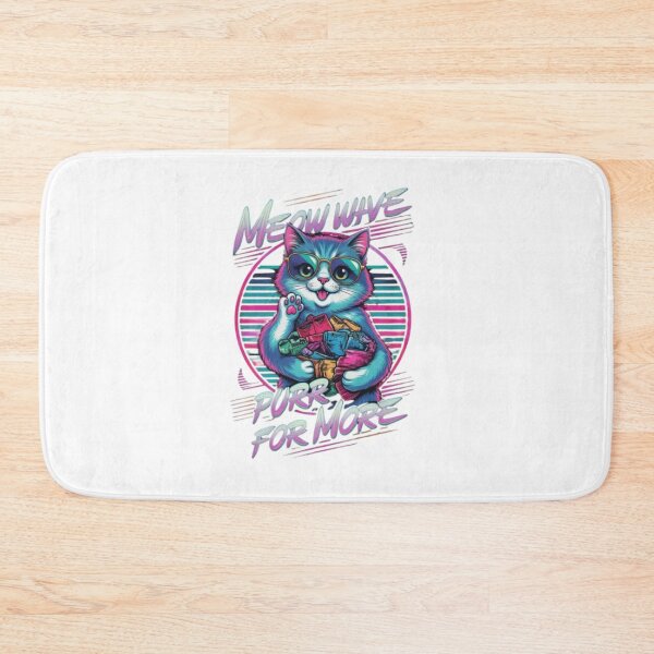 Item preview, Neon Synthwave Money Cat Quote designed and sold by PixelStyle Studio.