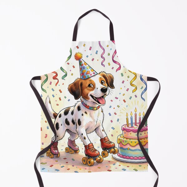 Item preview, Happy Birthday Dog and Cake designed and sold by Sharon Schwalbe.
