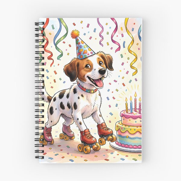 Item preview, Happy Birthday Dog and Cake designed and sold by Sharon Schwalbe.
