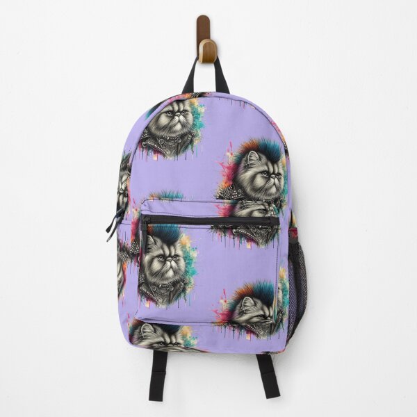 Item preview, Rock Punk Cat Color Splash designed and sold by Ginetta0815.