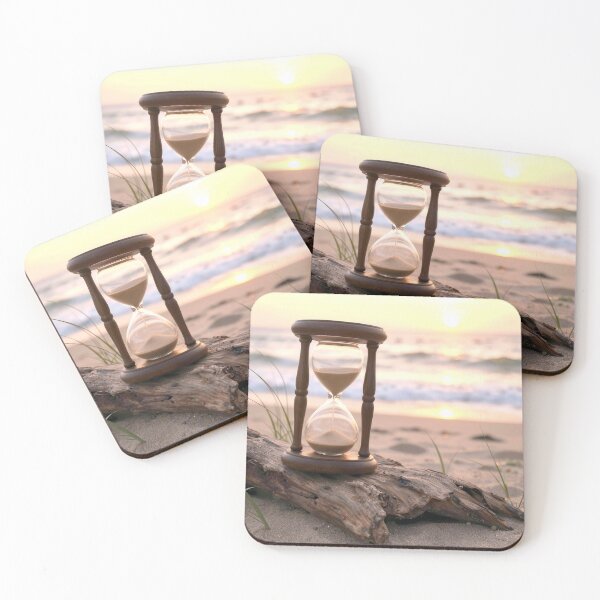 Item preview, Sand Timer on Driftwood on a Beach designed and sold by Maria Dryfhout.