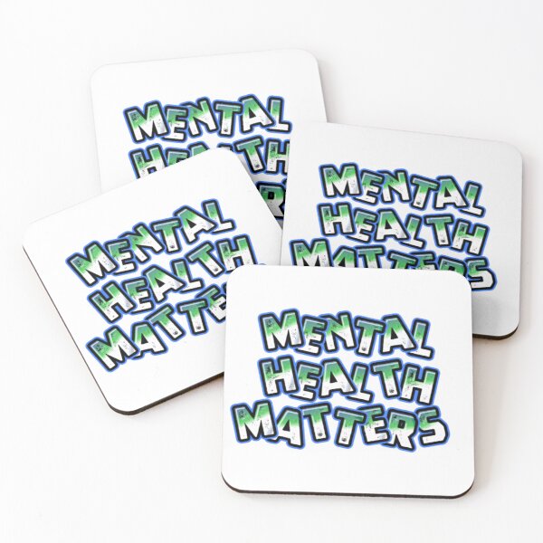 Item preview, Mental Health Matters Graffiti Typography Quote designed and sold by EchoPrint Co..