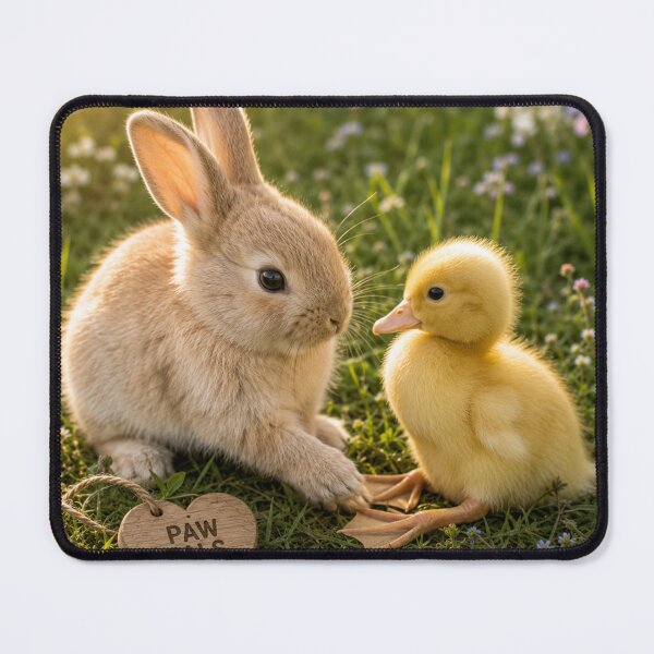 Item preview, Cute Bunny Duckling Paw Pals Spring Animals designed and sold by BagFactoryUK.