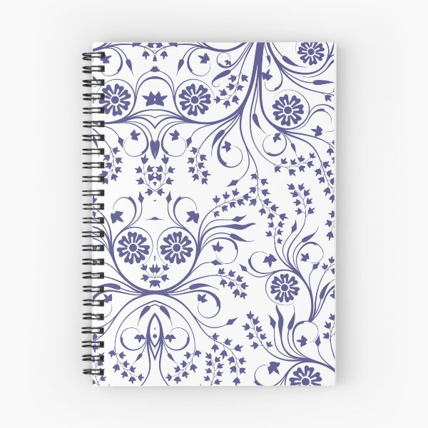 Item preview, Blue and White Floral Pattern designed and sold by MayaCordalia.