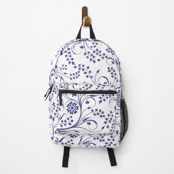 Item preview, Blue and White Floral Pattern designed and sold by MayaCordalia.