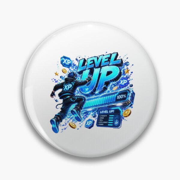 Item preview, LEVEL UP Gaming Sticker | Neon Esports Graffiti Gamer Design designed and sold by Stylestickers55.