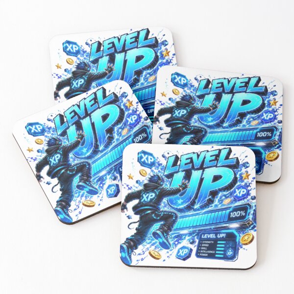 Item preview, LEVEL UP Gaming Sticker | Neon Esports Graffiti Gamer Design designed and sold by Stylestickers55.