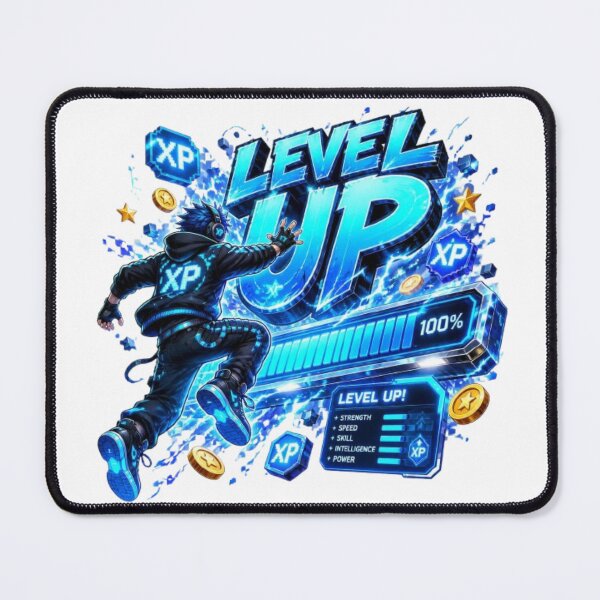 Item preview, LEVEL UP Gaming Sticker | Neon Esports Graffiti Gamer Design designed and sold by Stylestickers55.