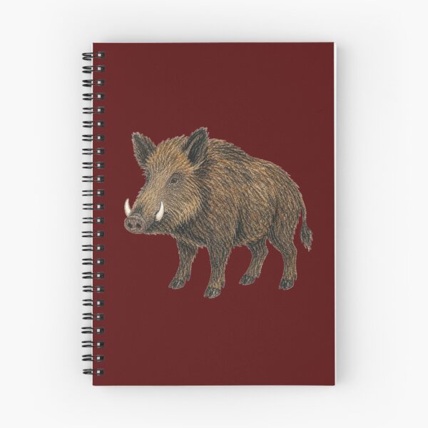 Item preview, Wild boar in pencil – wild animal of the forest designed and sold by JOANNASKAH.