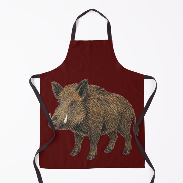 Item preview, Wild boar in pencil – wild animal of the forest designed and sold by JOANNASKAH.