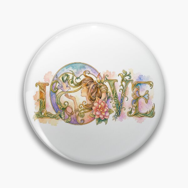 Item preview, Watercolor LOVE flower PNG Bundle | Romantic Valentine's Clipart designed and sold by Mnrrstudio.