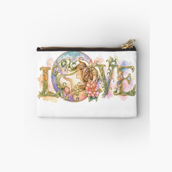 Item preview, Watercolor LOVE flower PNG Bundle | Romantic Valentine's Clipart designed and sold by Mnrrstudio.