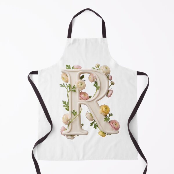 Item preview, Botanical Floral Letter R Monogram designed and sold by Helenaphotoart.