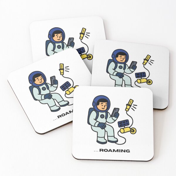 Item preview, Cute Astronaut Roaming In Space Cartoon designed and sold by KromaDesignLab.