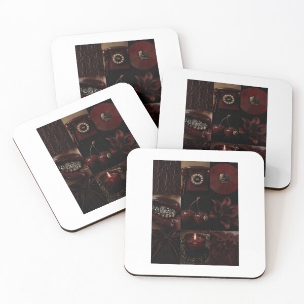 Item preview, Red aesthetic collage designed and sold by Liaacreates.