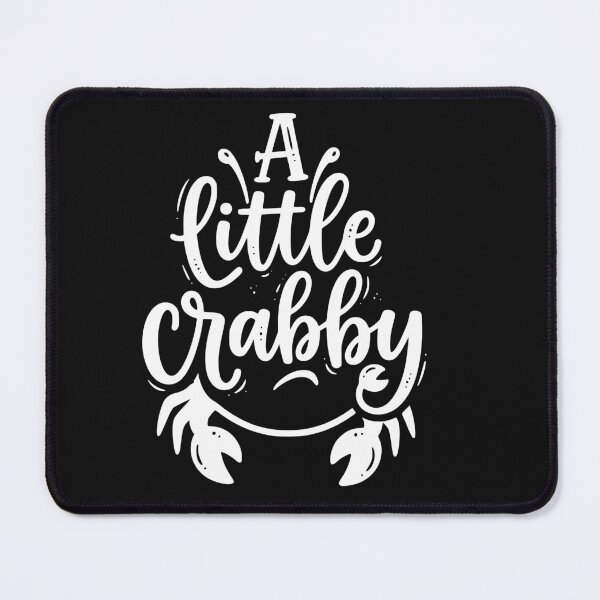 Item preview, A Little Crabby Funny Hand Lettered Beach Summer Design designed and sold by Lozarux.