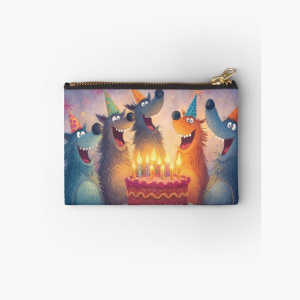 Item preview, Cartoon Wolves Leader of the Pack Birthday designed and sold by Boddicca.
