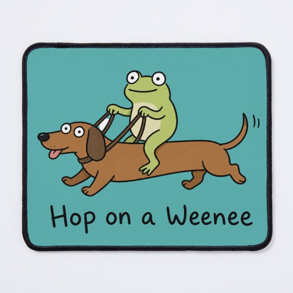 Item preview, A Frog on a Dachshund designed and sold by ShindigiddyDog.
