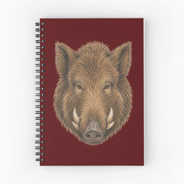 Item preview, Wild boar head in pencil – wild animal designed and sold by JOANNASKAH.