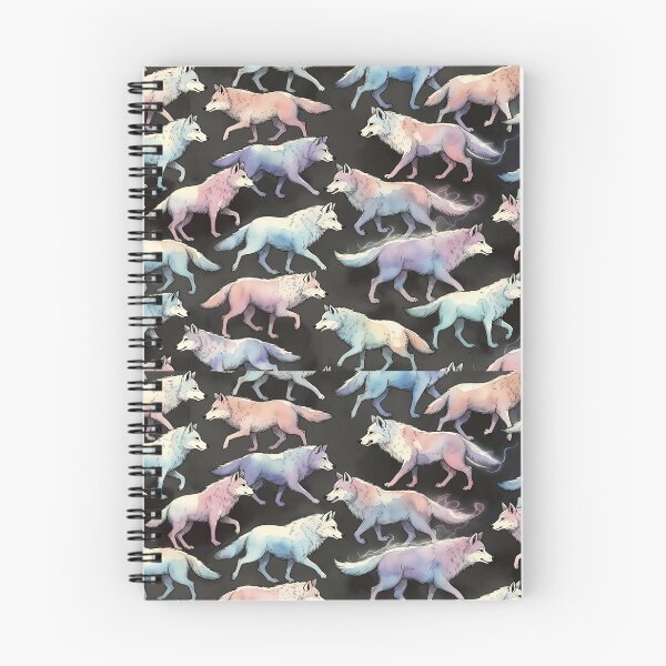 Item preview, Pastel Arctic Fox Seamless Pattern designed and sold by RkskArt.