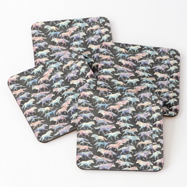 Item preview, Pastel Arctic Fox Seamless Pattern designed and sold by RkskArt.