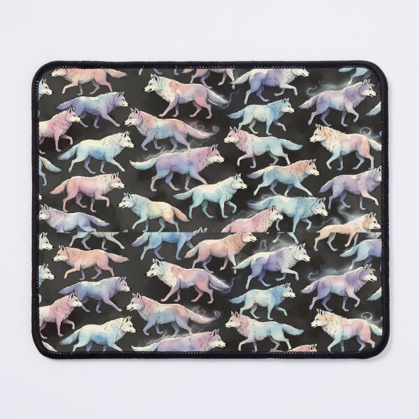 Item preview, Pastel Arctic Fox Seamless Pattern designed and sold by RkskArt.