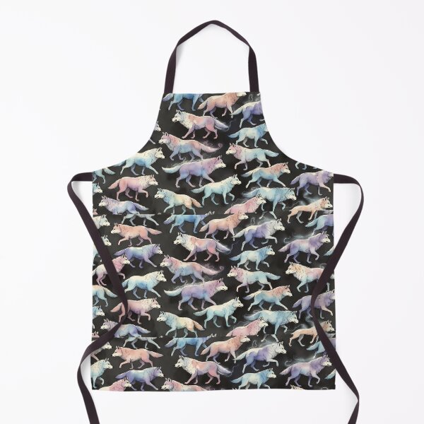 Item preview, Pastel Arctic Fox Seamless Pattern designed and sold by RkskArt.