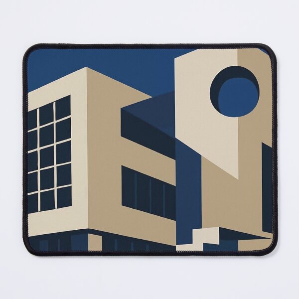 Item preview, Bauhaus Weimar Exhibition Poster: Retro Geometric Abstract Shapes and German Design Fan Art designed and sold by benja-08.