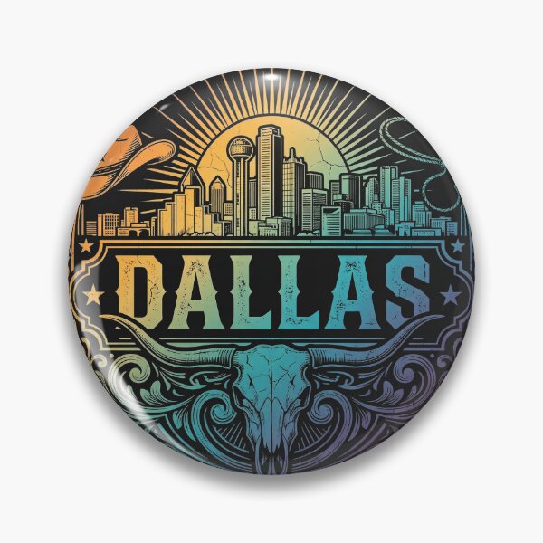 Item preview, Dallas Texas Cowboy Skyline Skull 1776 - 2026 designed and sold by legendaryskins.