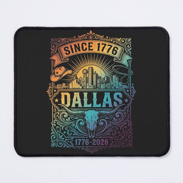 Item preview, Dallas Texas Cowboy Skyline Skull 1776 - 2026 designed and sold by legendaryskins.