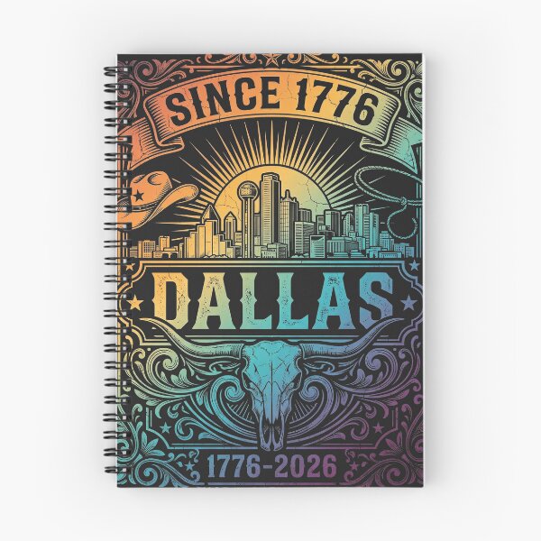 Item preview, Dallas Texas Cowboy Skyline Skull 1776 - 2026 designed and sold by legendaryskins.