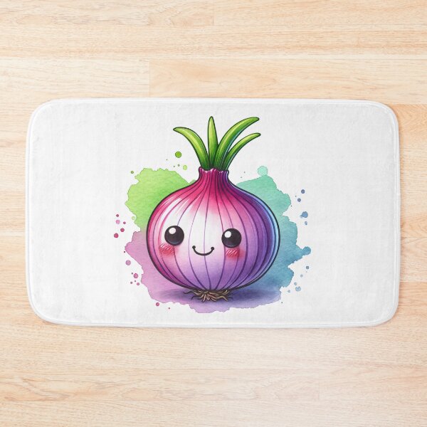 Item preview, Cute Kawaii Red Onion for Onion Lovers designed and sold by pixiedustpaint.
