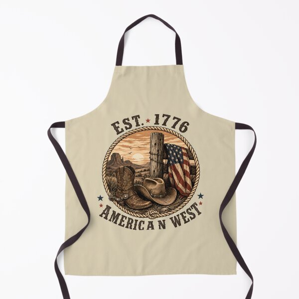 Item preview, American West Est 1776 Patriotic Cowboy Western Design designed and sold by Dbm Teeverse.